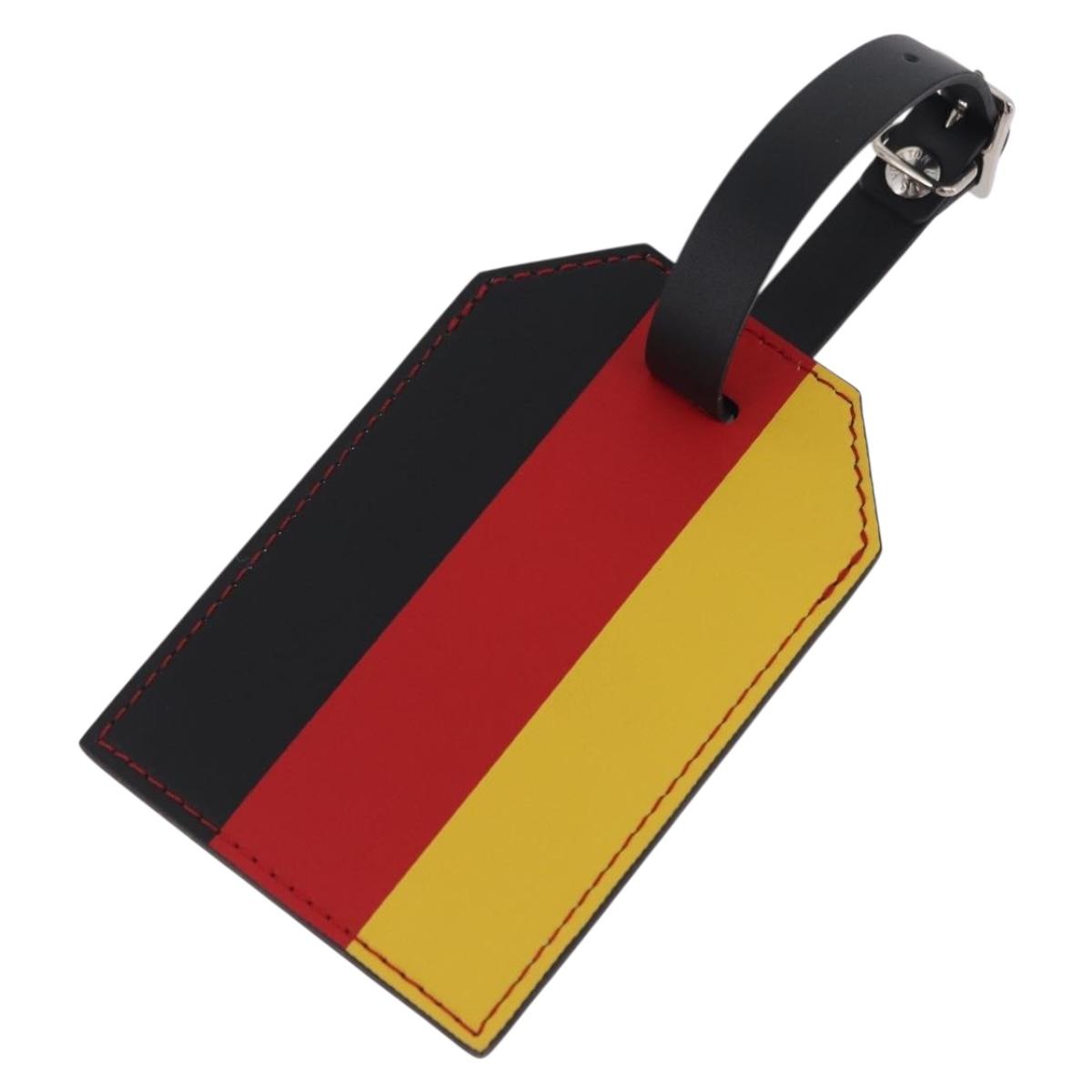 LOUIS VUITTON Epi Name Tag Germany World Cup Limited Edition Red LV Auth 209031M