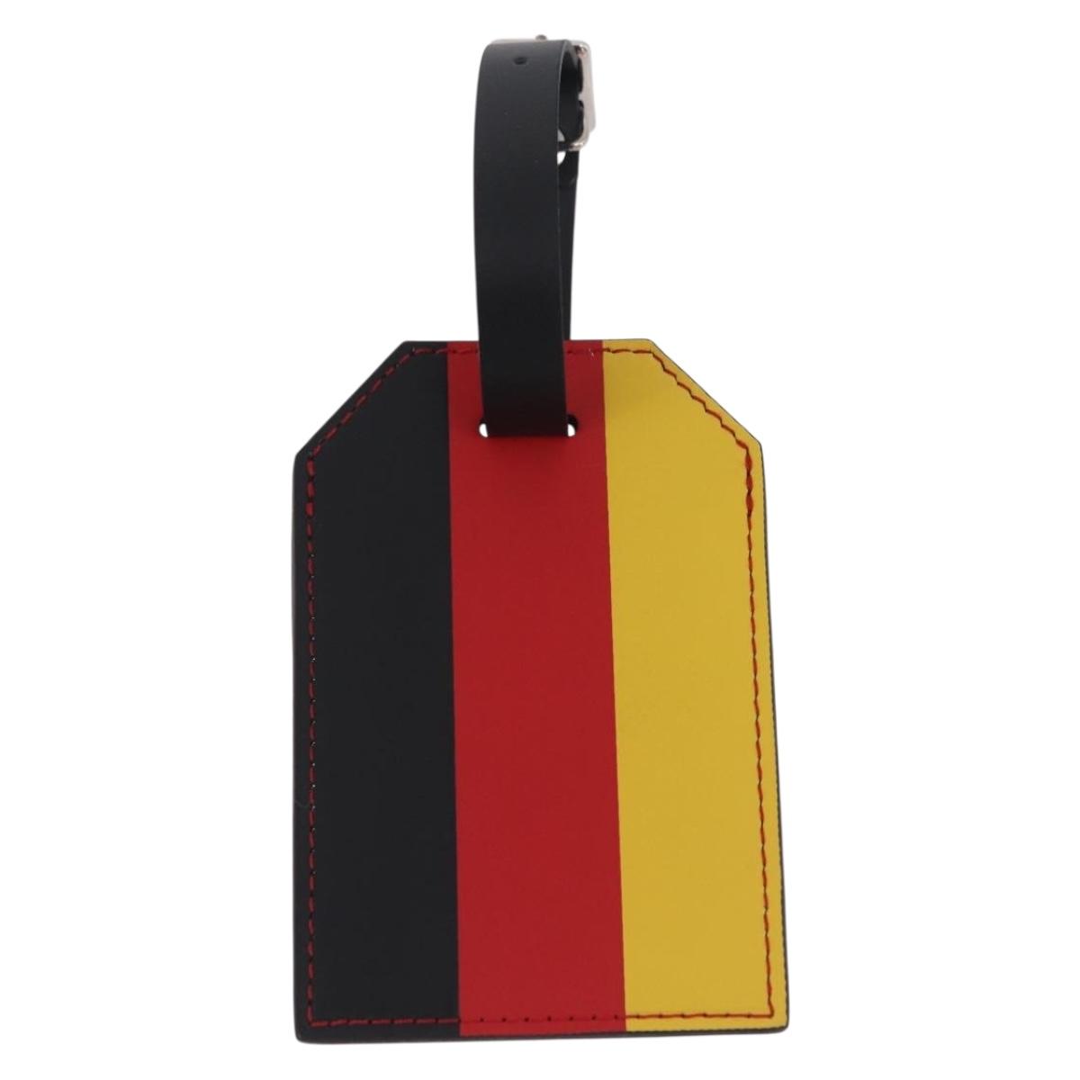 LOUIS VUITTON Epi Name Tag Germany World Cup Limited Edition Red LV Auth 209031M
