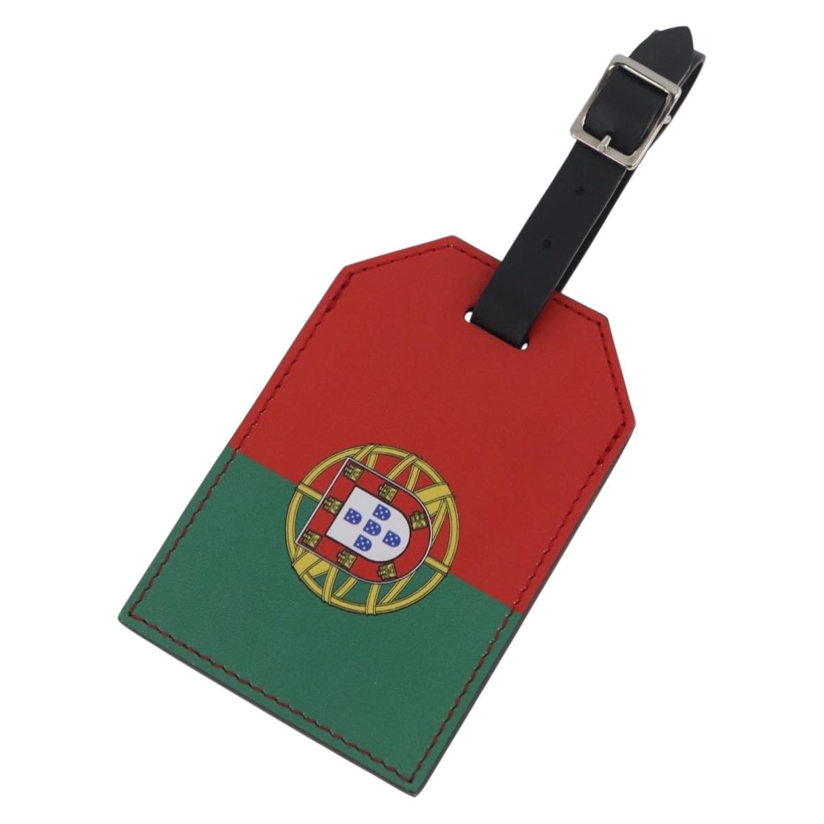 LOUIS VUITTON Epi Name Tag Portugal World Cup Limited Edition Red Auth 209032M