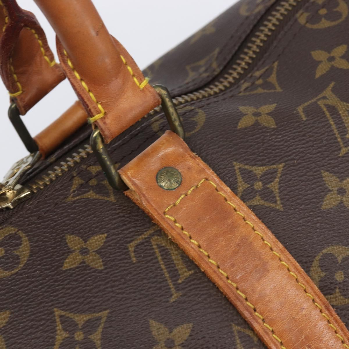 LOUIS VUITTON Monogram Keepall 45 Boston Bag M41428 LV Auth 209070