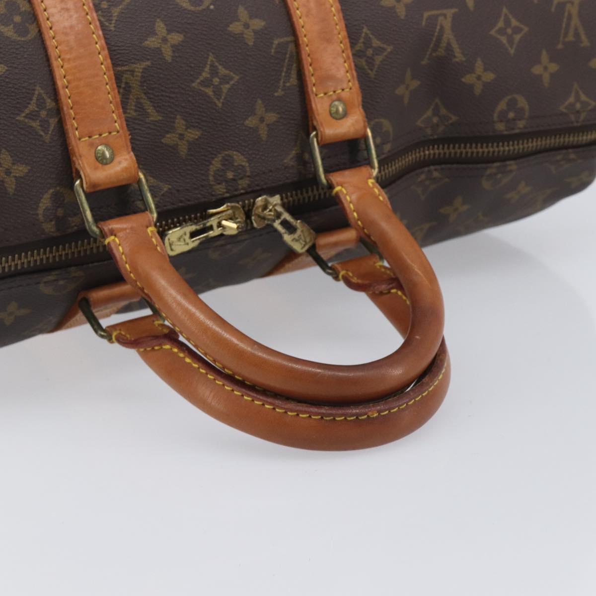 LOUIS VUITTON Monogram Keepall 45 Boston Bag M41428 LV Auth 209070