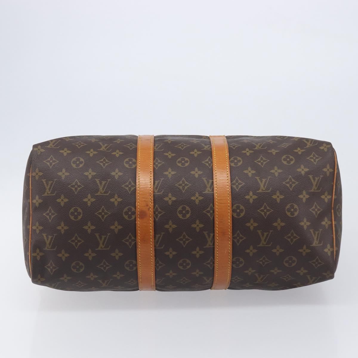 LOUIS VUITTON Monogram Keepall 45 Boston Bag M41428 LV Auth 209070