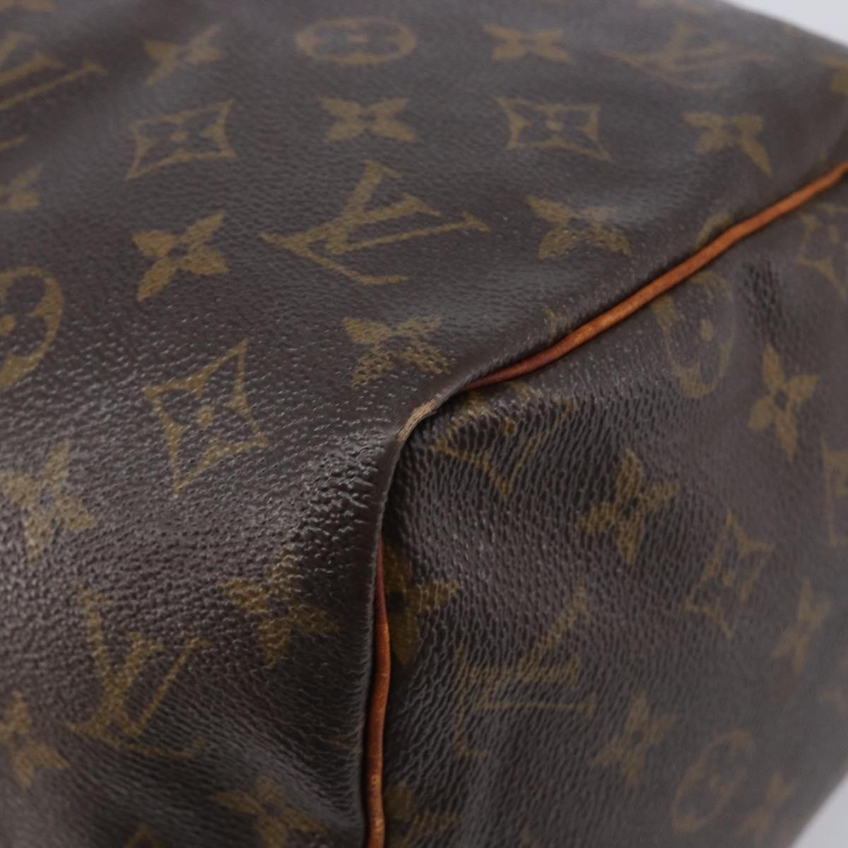 LOUIS VUITTON Monogram Speedy 30 Hand Bag M41526 LV Auth 209071