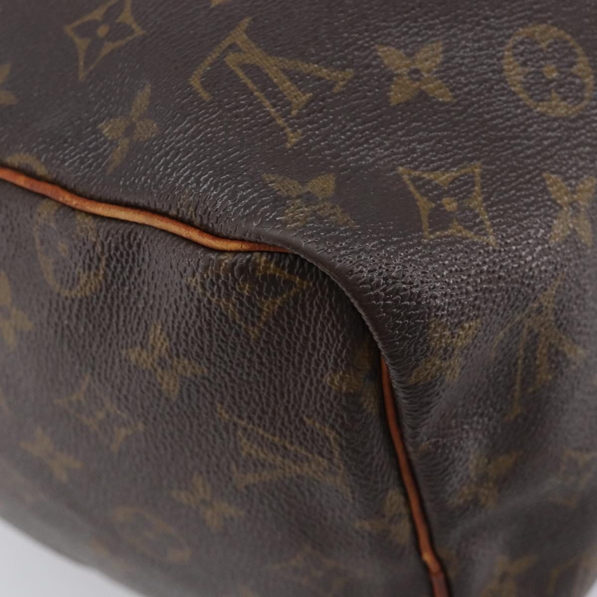 LOUIS VUITTON Monogram Speedy 30 Hand Bag M41526 LV Auth 209071