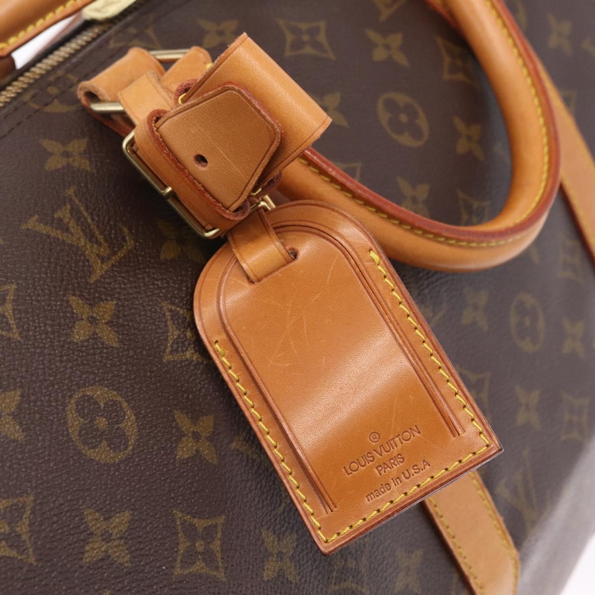 LOUIS VUITTON Monogram Keepall Bandouliere 50 Boston Bag M41416 LV Auth 209074A