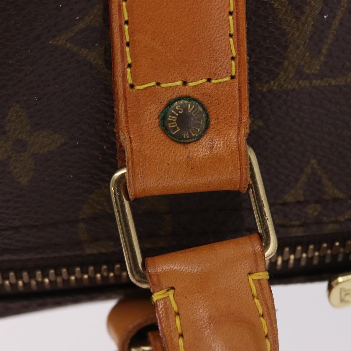 LOUIS VUITTON Monogram Keepall Bandouliere 50 Boston Bag M41416 LV Auth 209074A