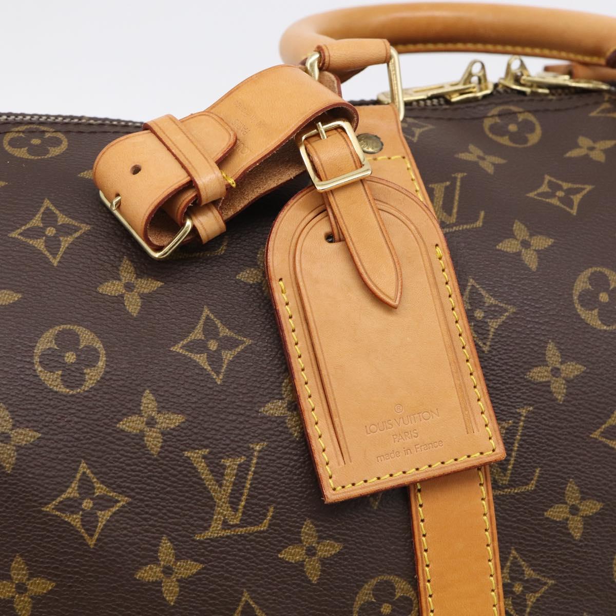 LOUIS VUITTON Monogram Keepall Bandouliere 45 Boston Bag M41418 LV Auth 209076V