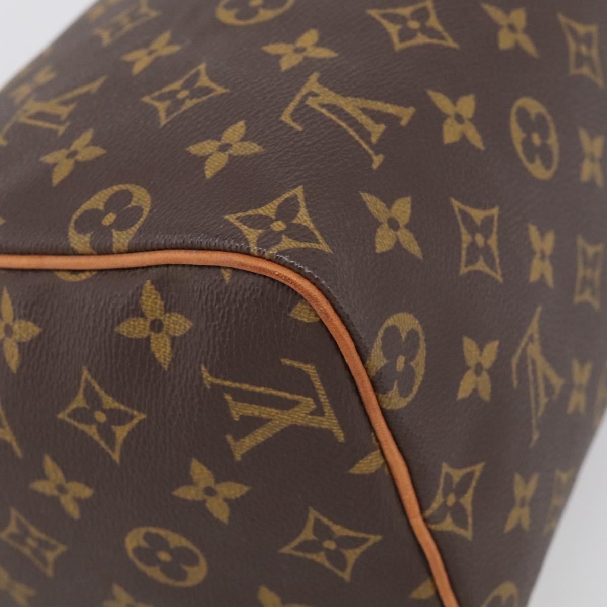 LOUIS VUITTON Monogram Speedy 25 Hand Bag M41528 LV Auth 209077V