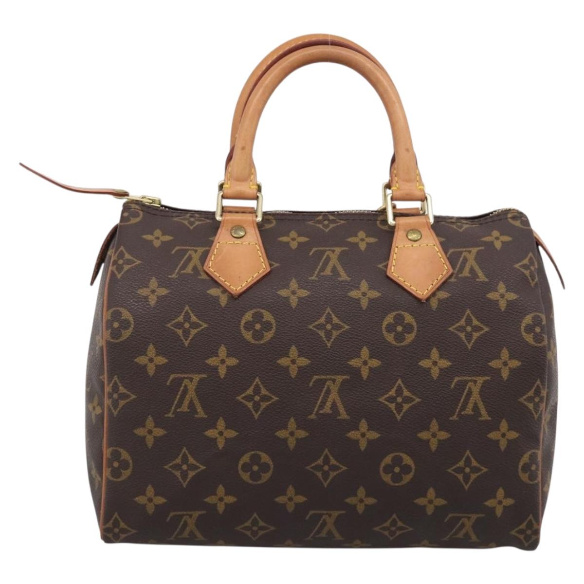 LOUIS VUITTON Monogram Speedy 25 Hand Bag M41528 LV Auth 209077V