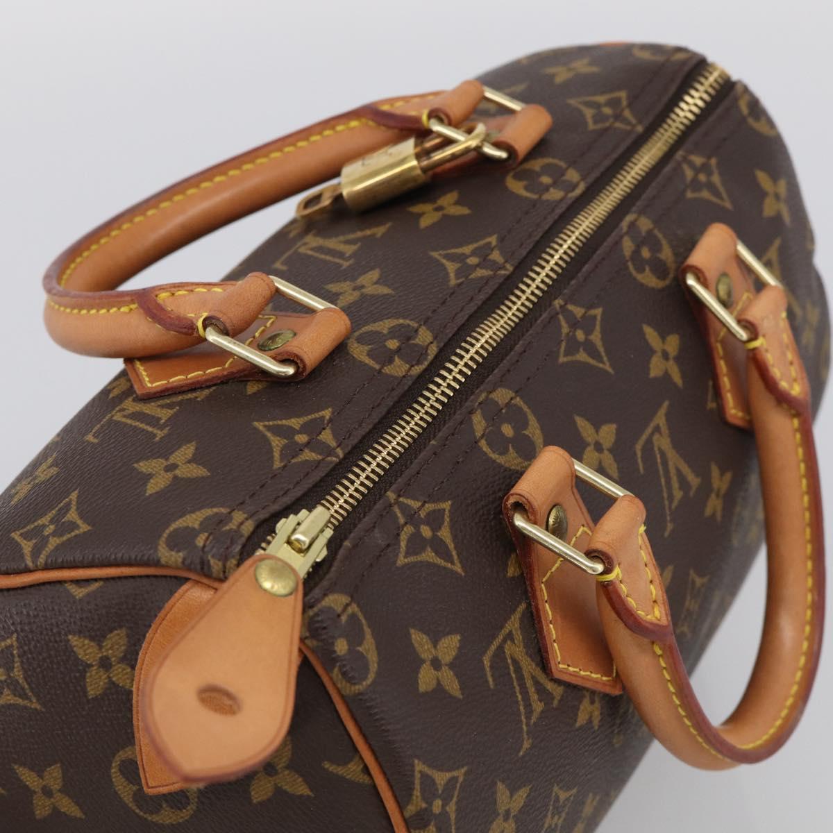 LOUIS VUITTON Monogram Speedy 25 Hand Bag M41528 LV Auth 209077V