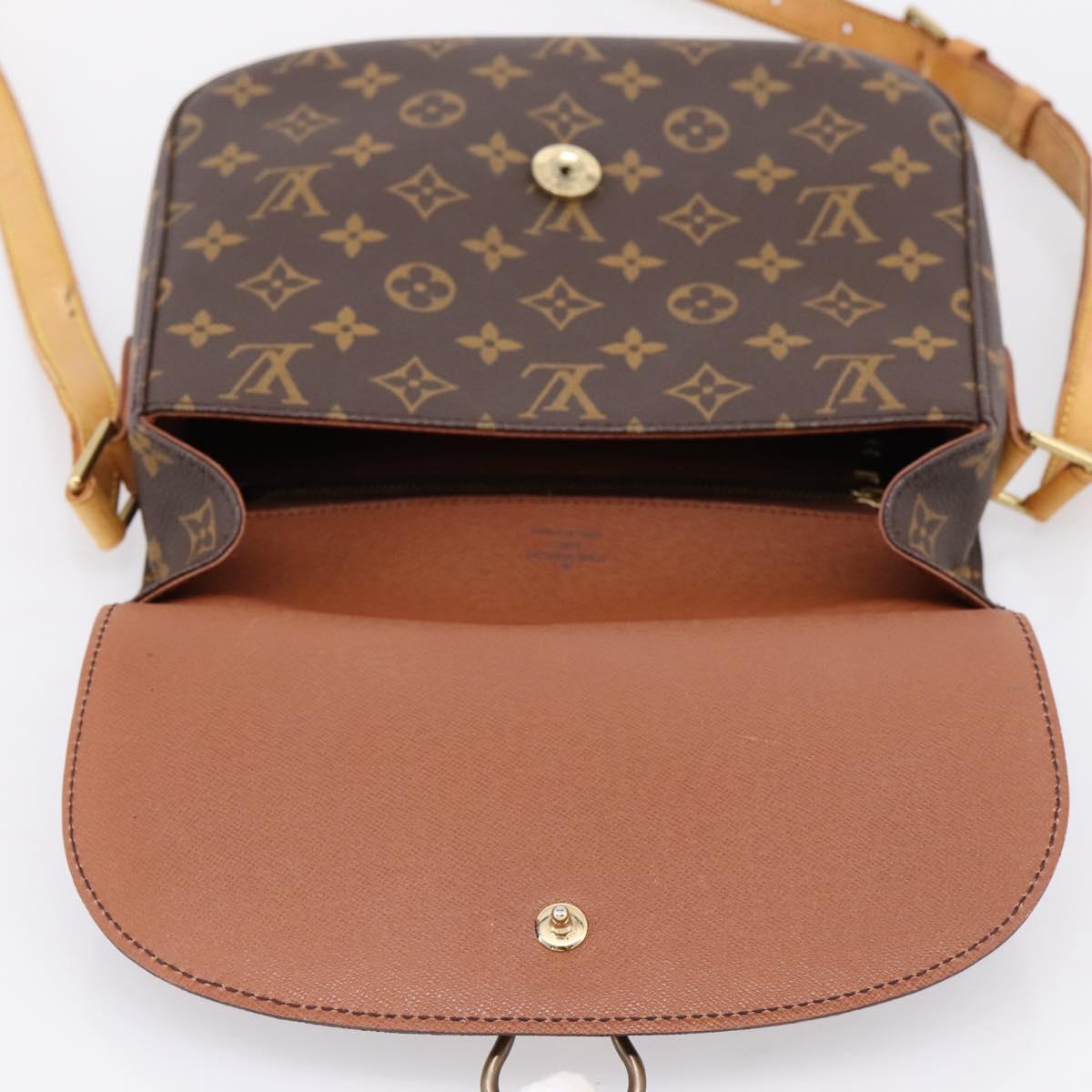 LOUIS VUITTON Monogram Saint Cloud GM Shoulder Bag M51242 LV Auth 209078