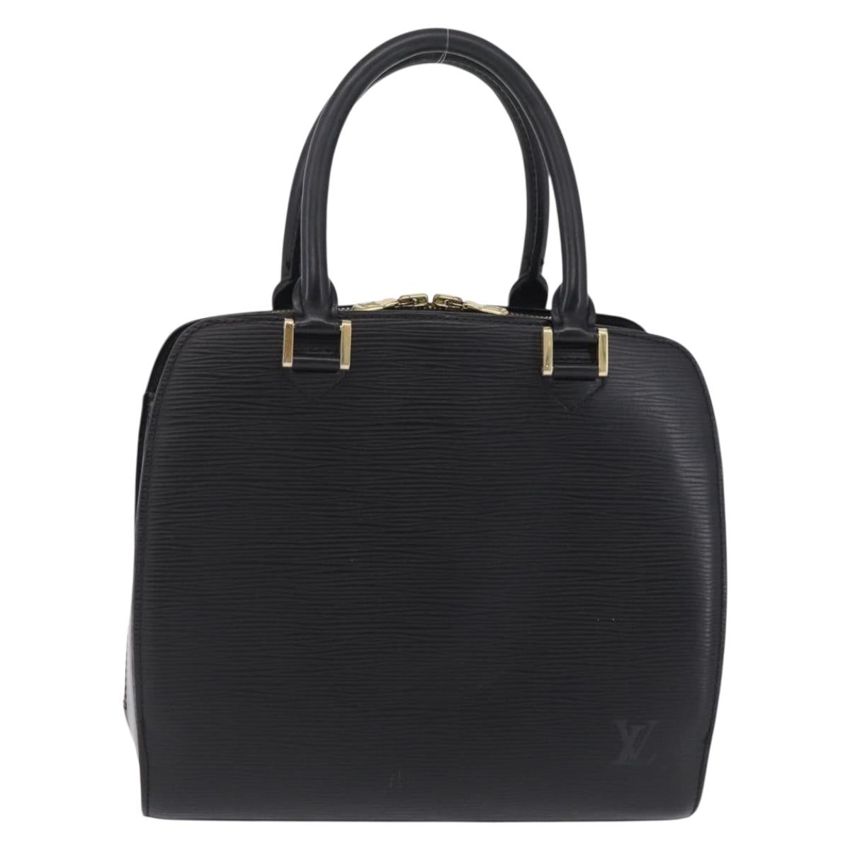LOUIS VUITTON Epi Pont Neuf Hand Bag Black M52052 LV Auth 209087A