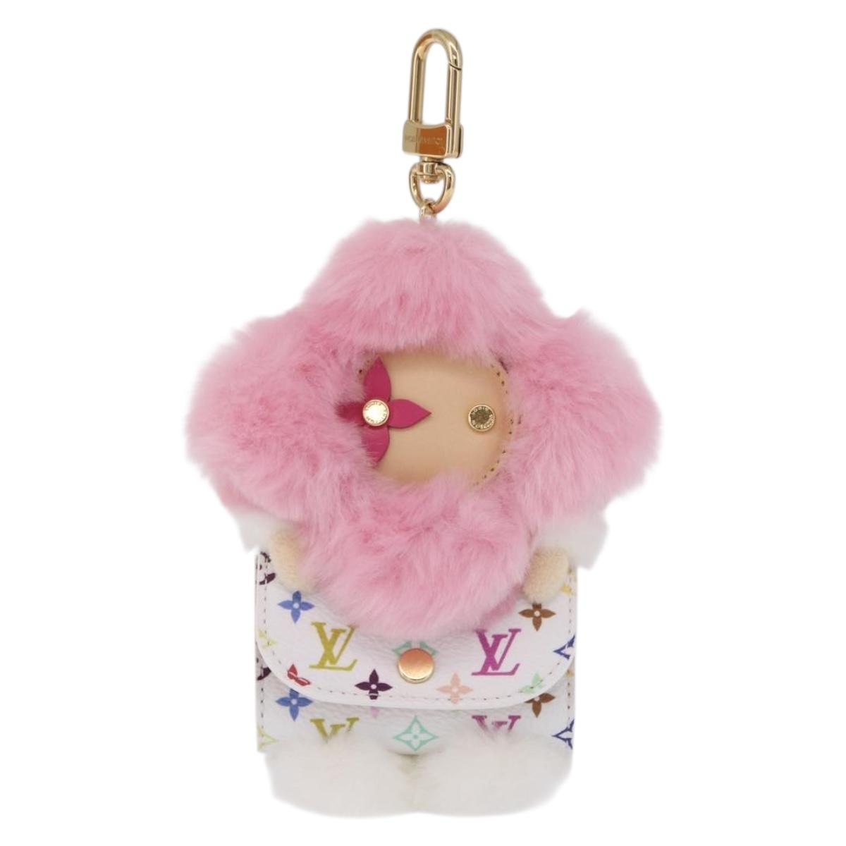 LOUIS VUITTON x TM Monogram Multicolor Vivian Cuddle Charm M03727 Auth 209111SM