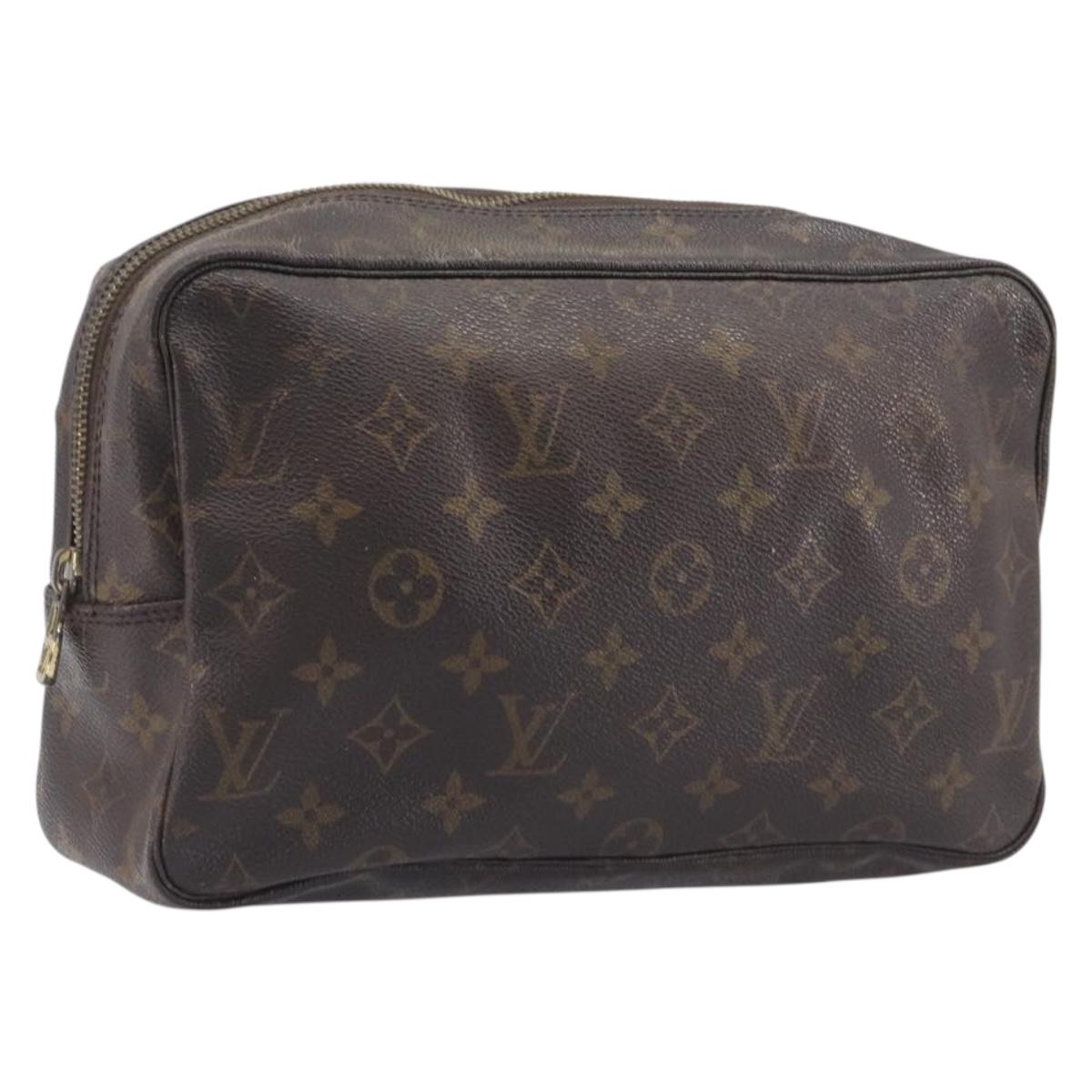 LOUIS VUITTON Monogram Trousse Toilette 28 Clutch Bag M47522 LV Auth 209124