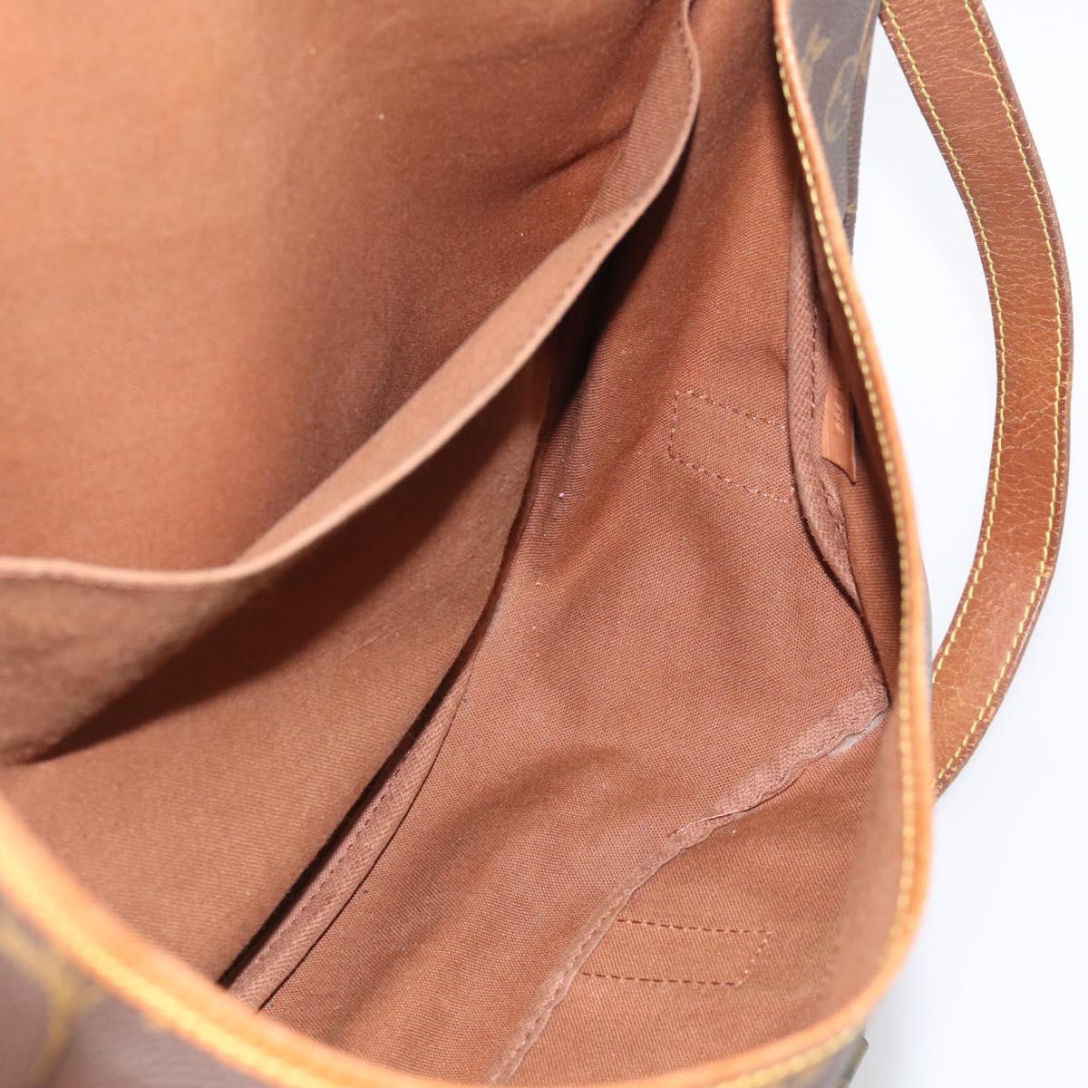 LOUIS VUITTON Monogram Saumur 43 Shoulder Bag M42252 LV Auth 209144