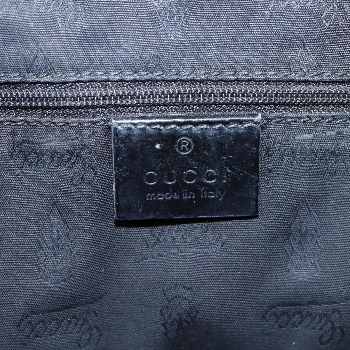 GUCCI GG Canvas Tote Bag Beige Gold Tone 211976 Auth 209147