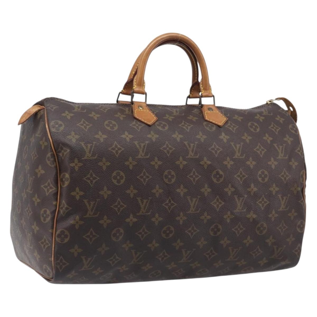 LOUIS VUITTON Monogram Speedy 40 Hand Bag M41522 LV Auth 209150