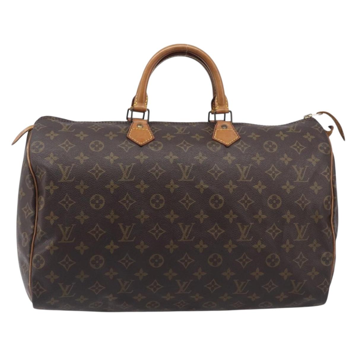 LOUIS VUITTON Monogram Speedy 40 Hand Bag M41522 LV Auth 209150