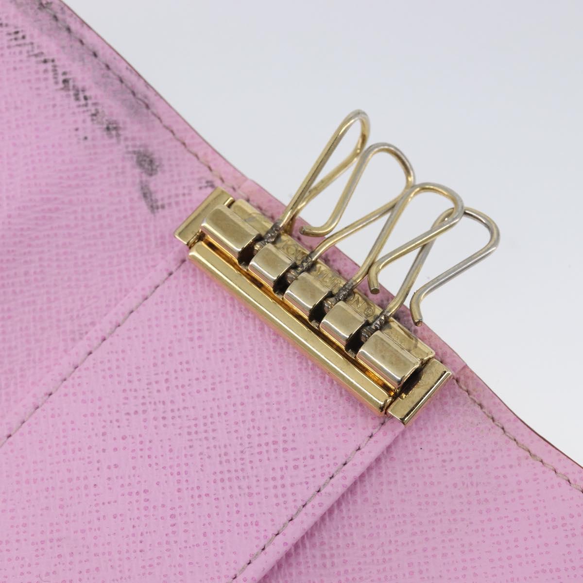 LOUIS VUITTON Monogram Multicolor Multicles 4 Key Case White M60043 Auth 209229