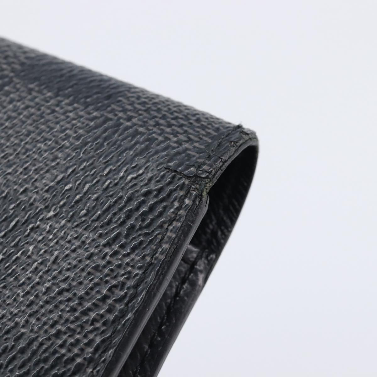 LOUIS VUITTON Damier Graphite Portefeuille Multiple Wallet N63258 LV Auth 209231