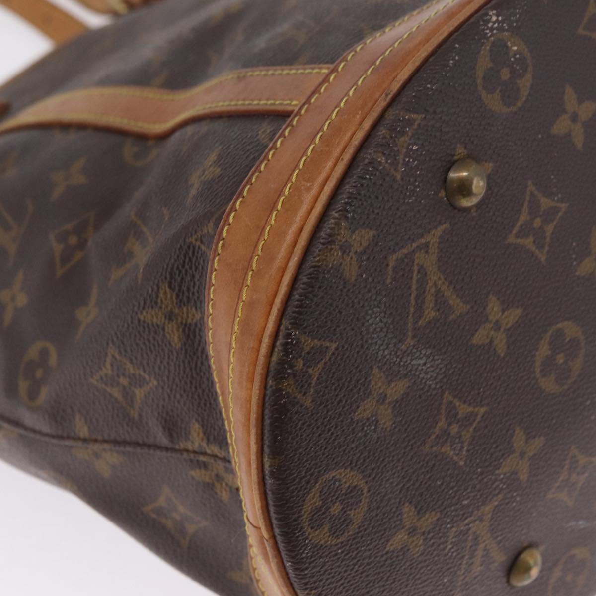 LOUIS VUITTON Monogram Bucket GM Shoulder Bag M42236 LV Auth 209232