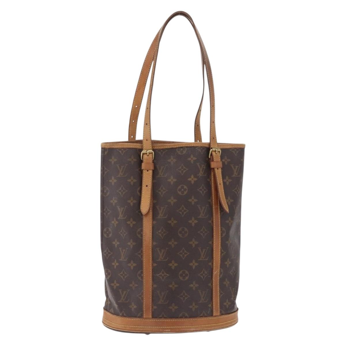 LOUIS VUITTON Monogram Bucket GM Shoulder Bag M42236 LV Auth 209232