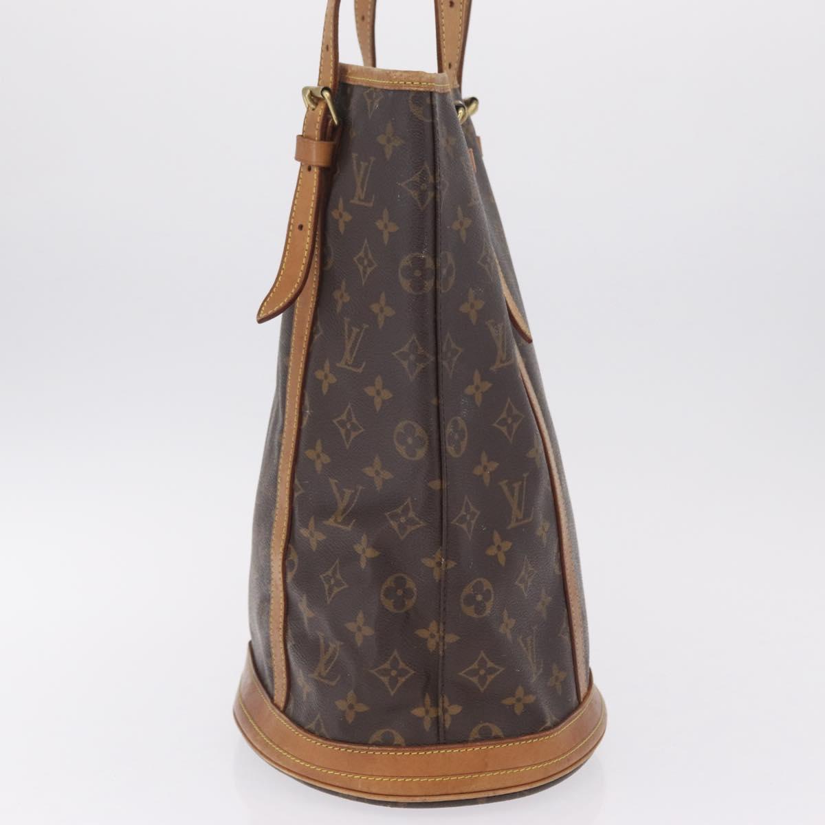LOUIS VUITTON Monogram Bucket GM Shoulder Bag M42236 LV Auth 209232