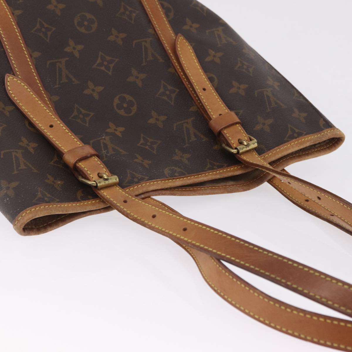 LOUIS VUITTON Monogram Bucket GM Shoulder Bag M42236 LV Auth 209232