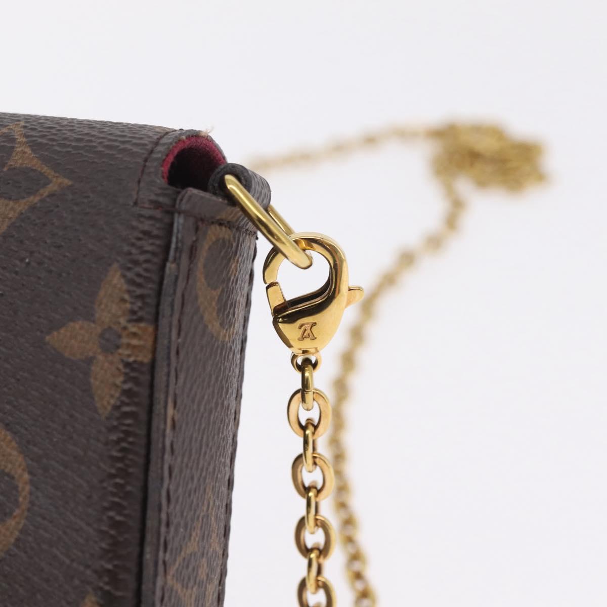 LOUIS VUITTON Monogram Pochette Felice Shoulder Bag M61276 LV Auth 209236A