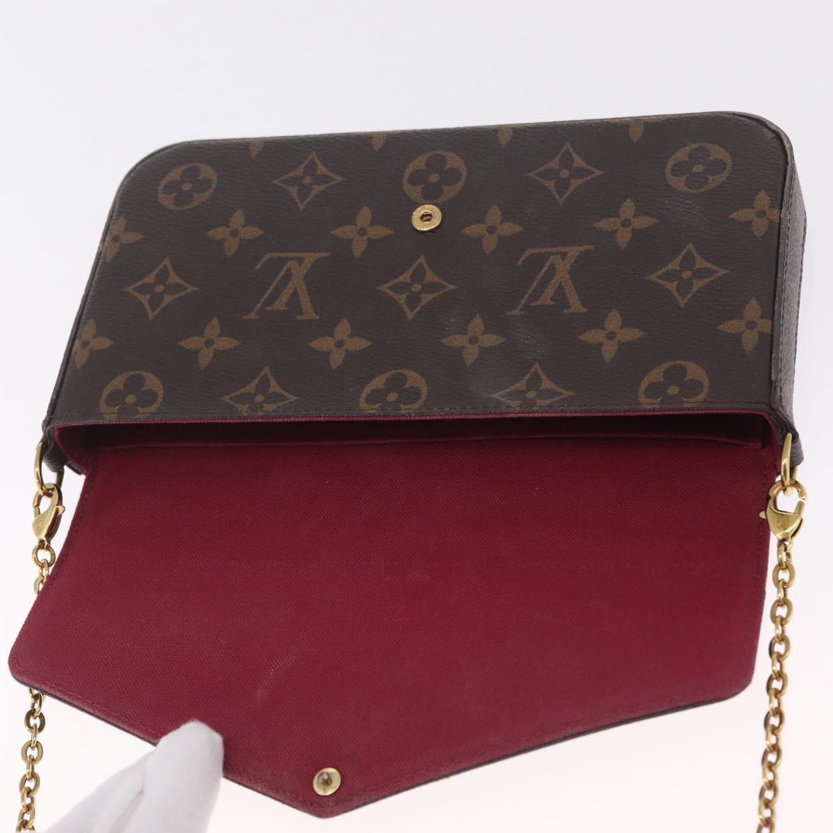 LOUIS VUITTON Monogram Pochette Felice Shoulder Bag M61276 LV Auth 209236A