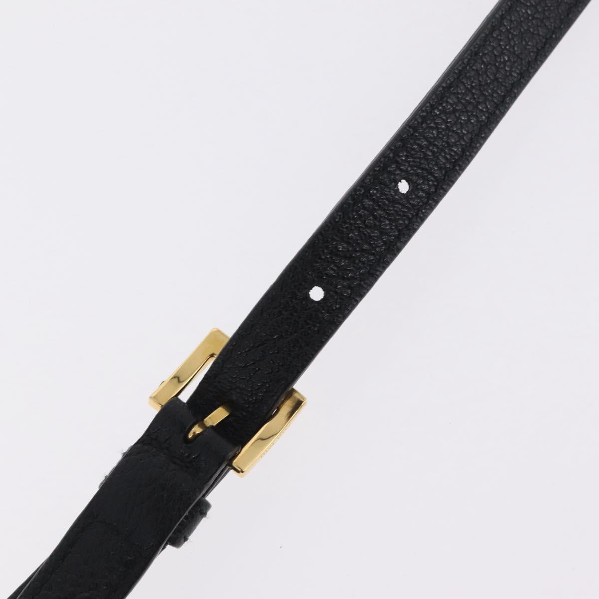 Miu Miu Matelasse Hand Bag Denim 2way Blue Gold Tone Auth 209238A