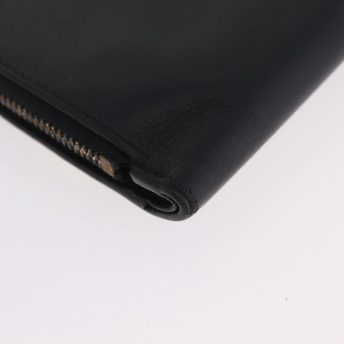 LOEWE Ghibli Howl's Moving Castle Calcifer Wallet Leather Black Auth 209245M