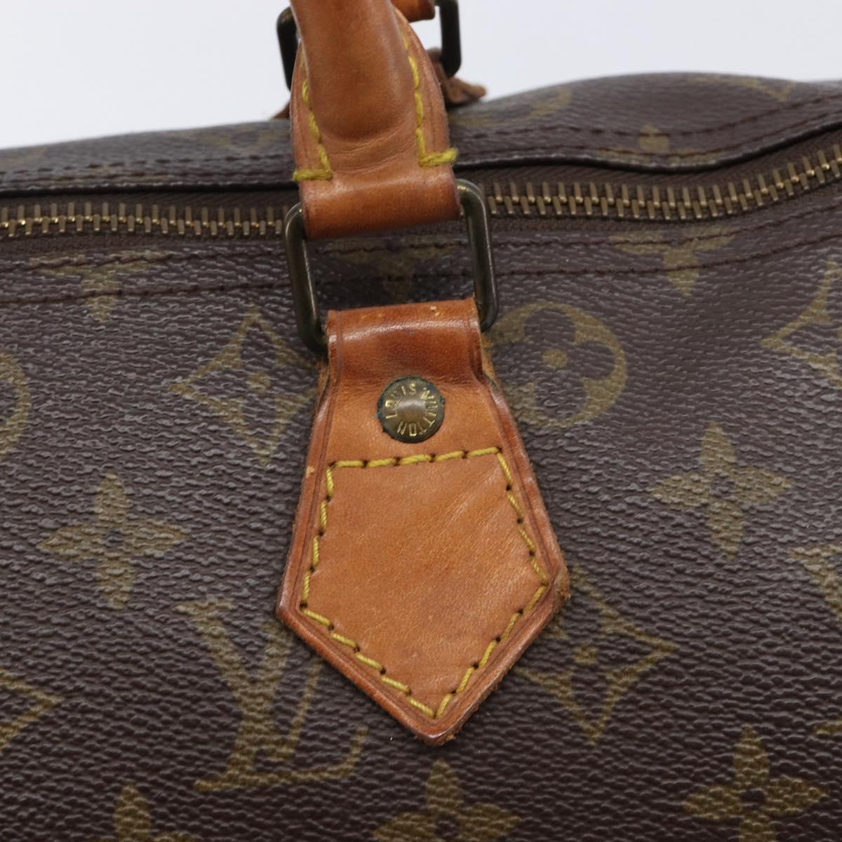 LOUIS VUITTON Monogram Speedy 30 Hand Bag M41526 LV Auth 209251