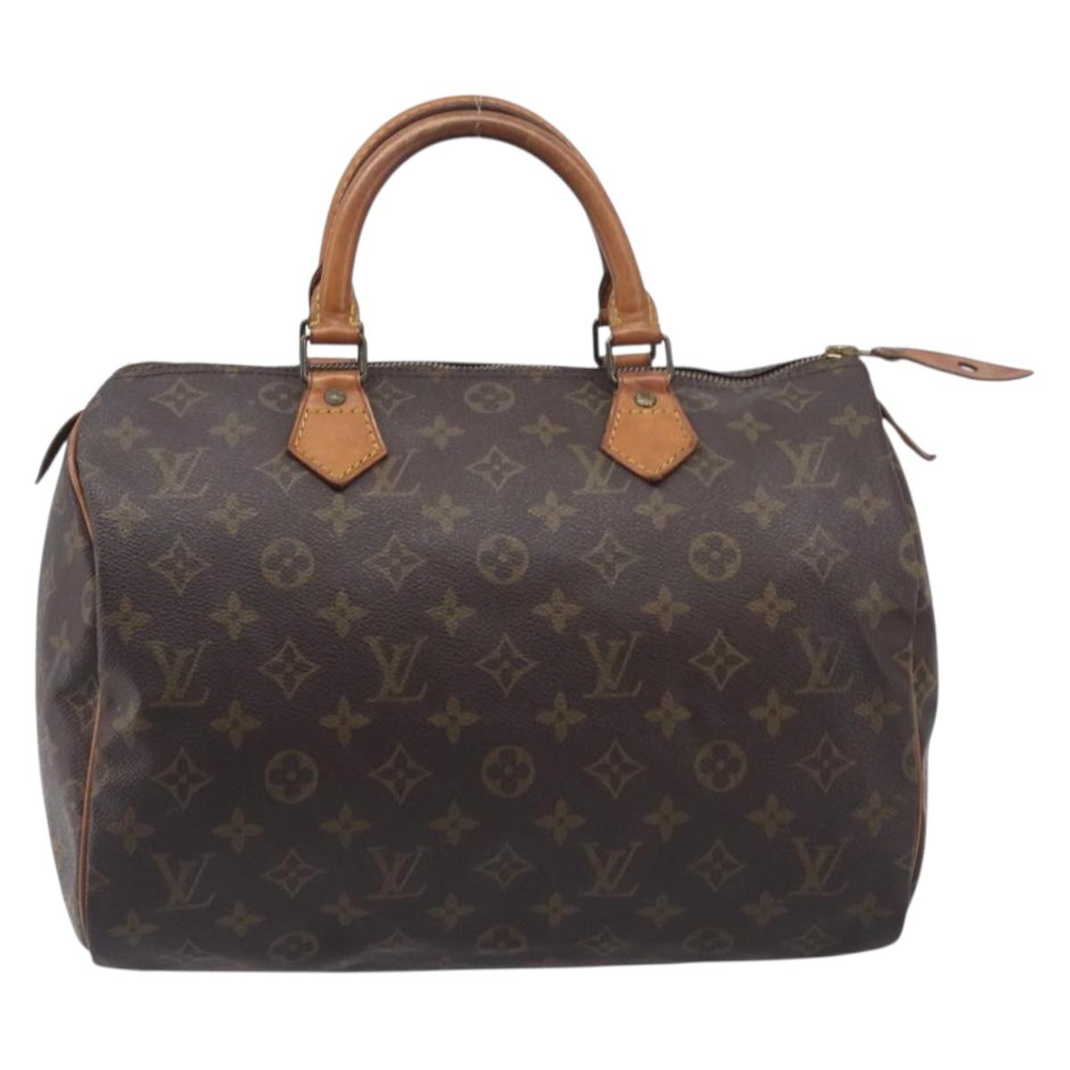 LOUIS VUITTON Monogram Speedy 30 Hand Bag M41526 LV Auth 209251