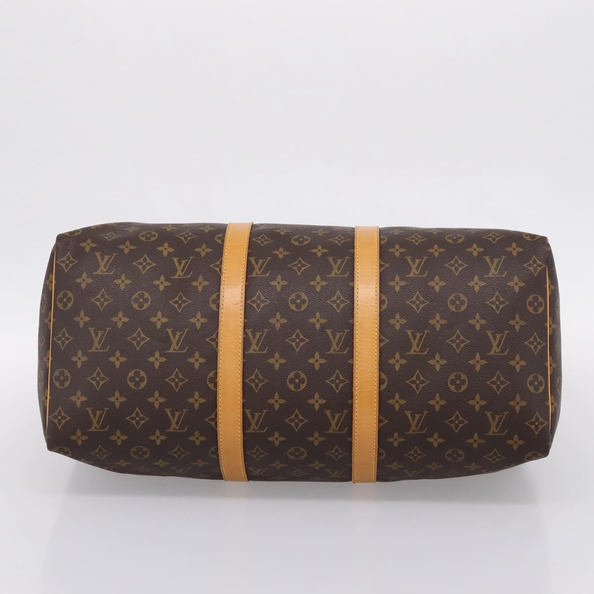 LOUIS VUITTON Monogram Keepall 50 Boston Bag M41426 LV Auth 209252A