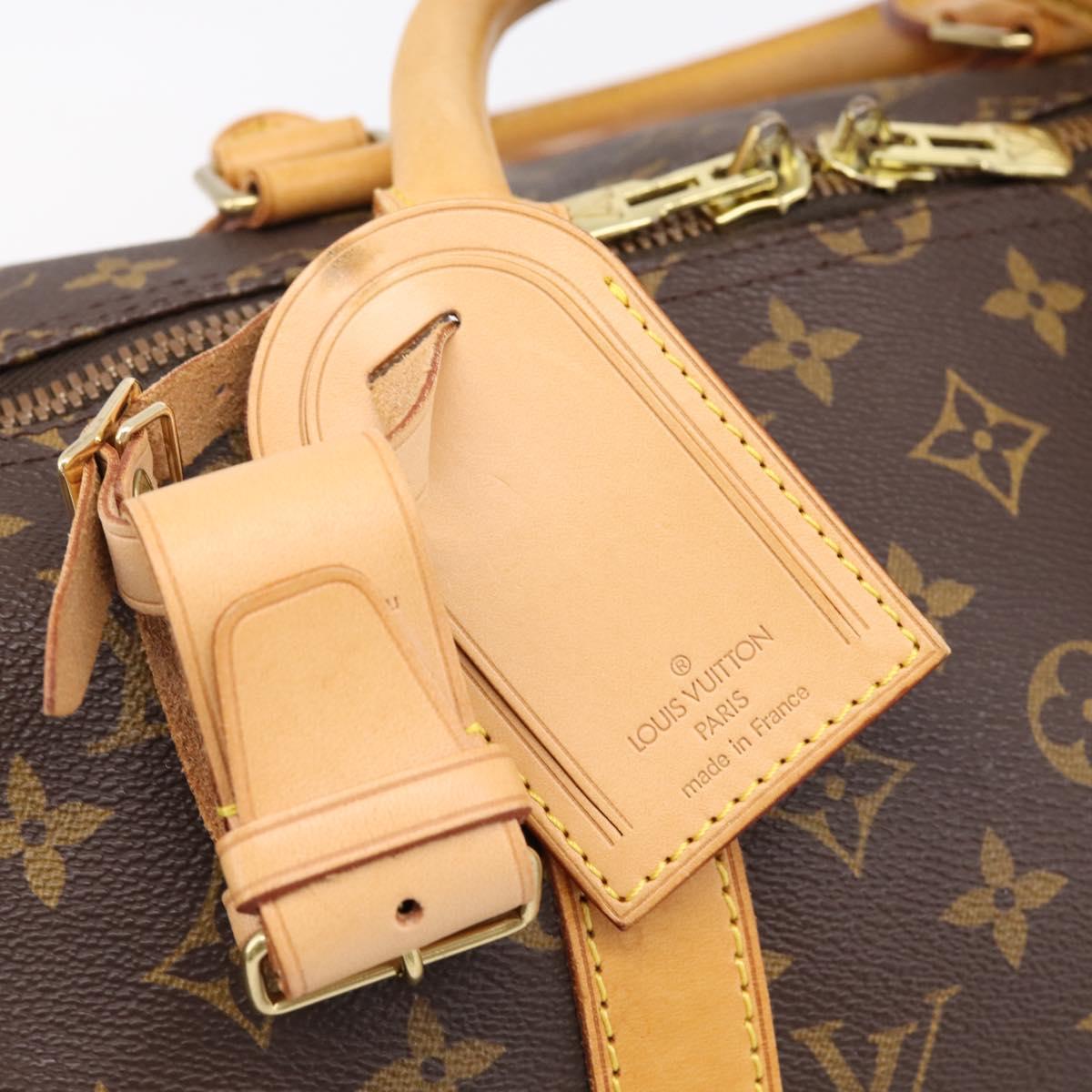LOUIS VUITTON Monogram Keepall 50 Boston Bag M41426 LV Auth 209252A