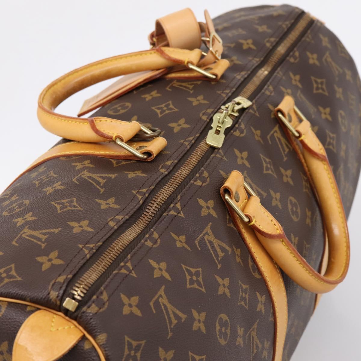 LOUIS VUITTON Monogram Keepall 50 Boston Bag M41426 LV Auth 209252A