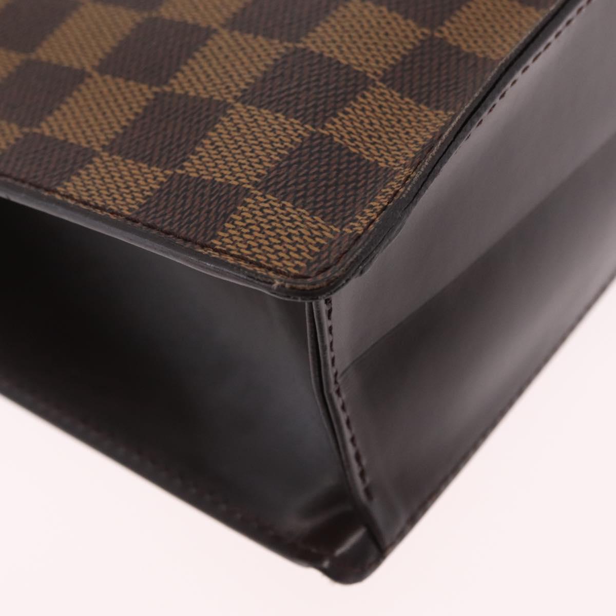 LOUIS VUITTON Damier Ebene Monceau 28 Hand Bag SPO 2way N48088 LV Auth 209267A