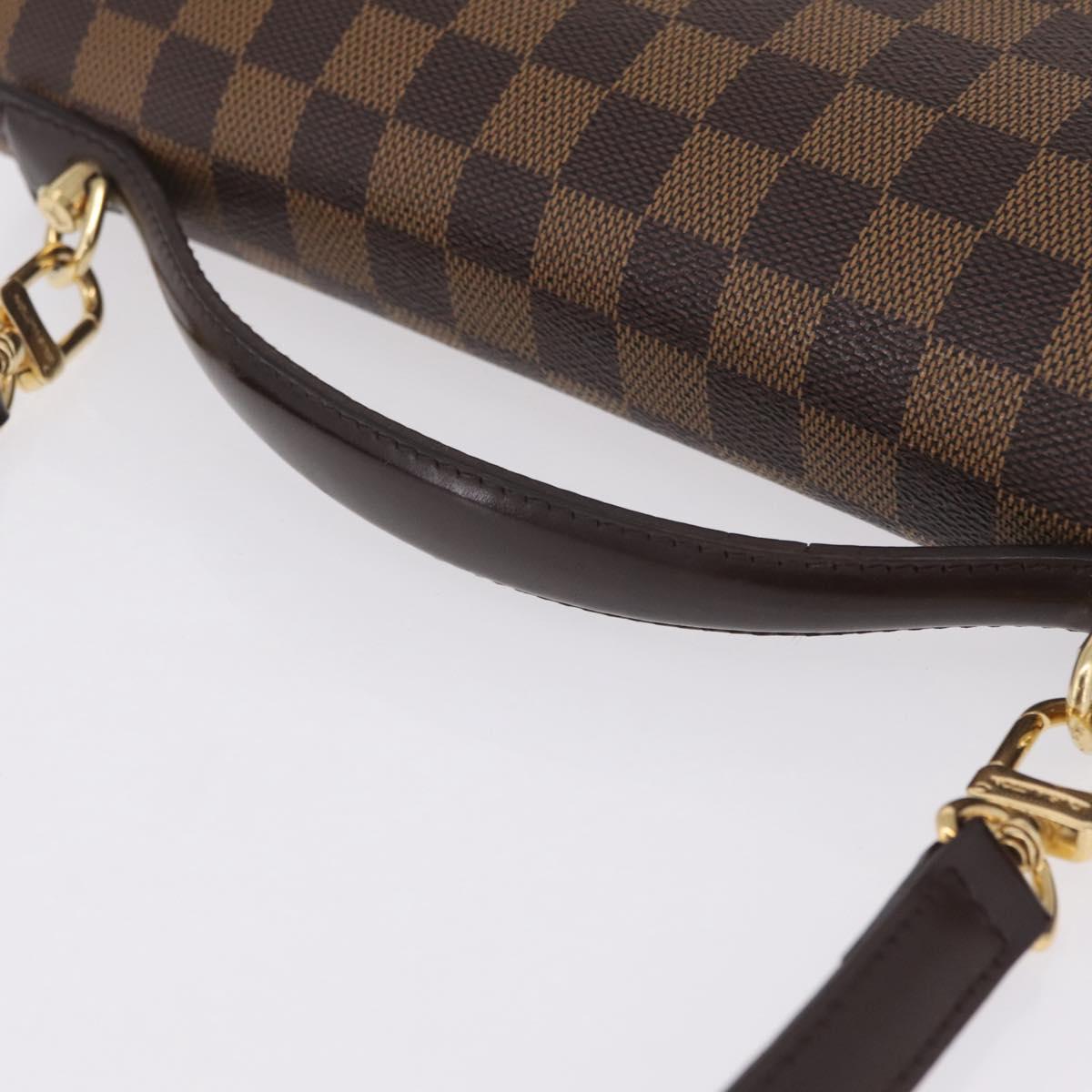LOUIS VUITTON Damier Ebene Monceau 28 Hand Bag SPO 2way N48088 LV Auth 209267A