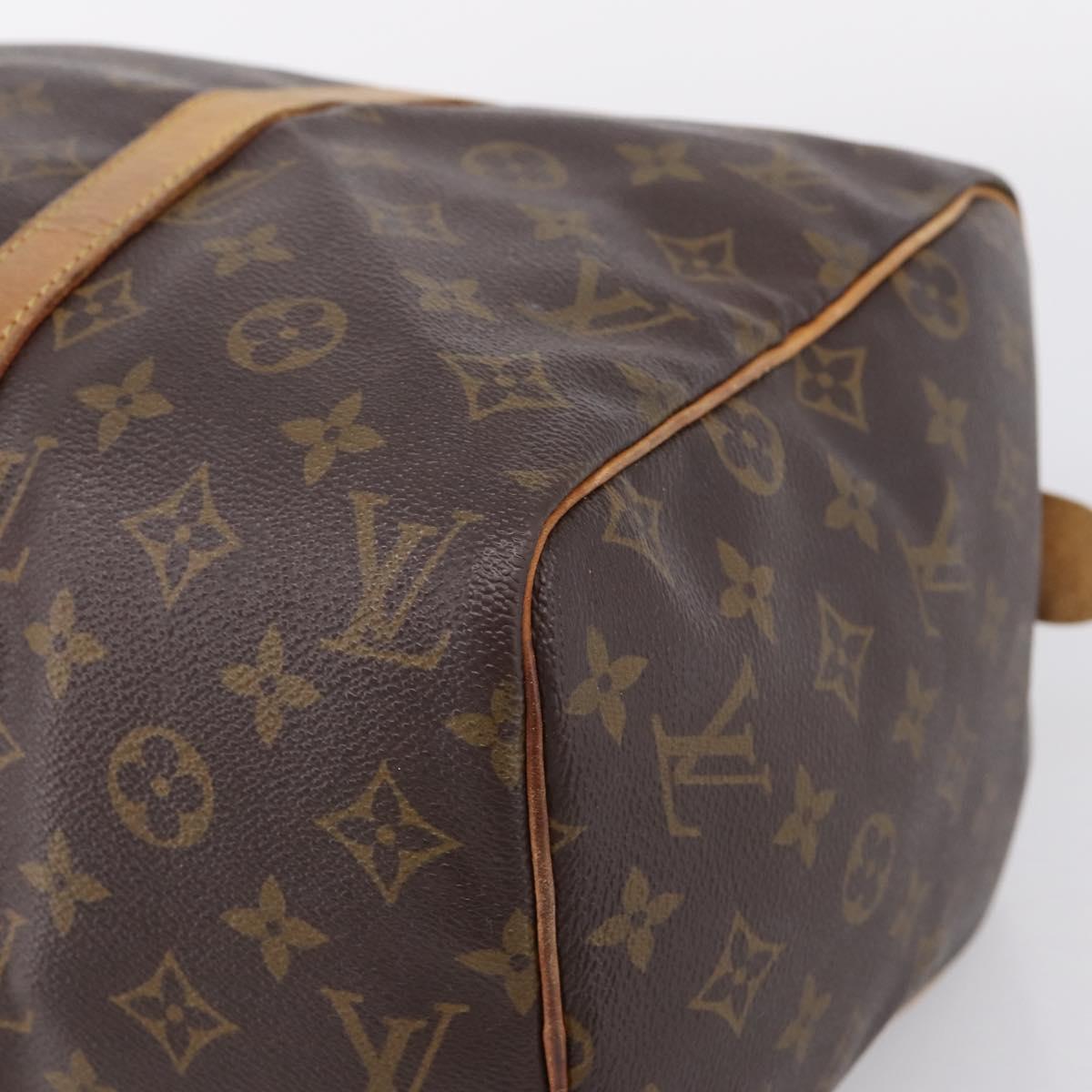 LOUIS VUITTON Monogram Sac Souple 35 Boston Bag M41626 LV Auth 209274