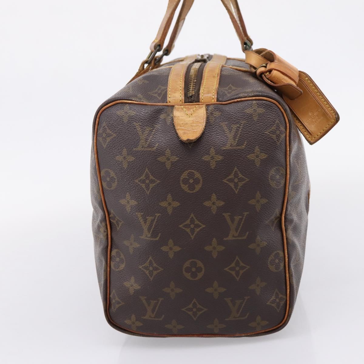 LOUIS VUITTON Monogram Sac Souple 35 Boston Bag M41626 LV Auth 209274
