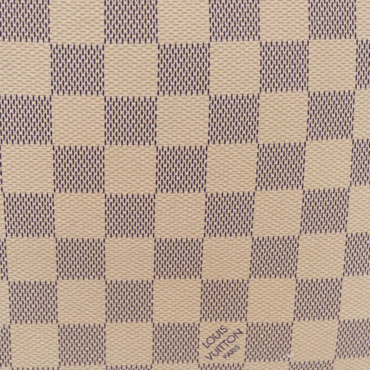 LOUIS VUITTON Damier Azur Neverfull MM Tote Bag N41605 LV Auth 209290