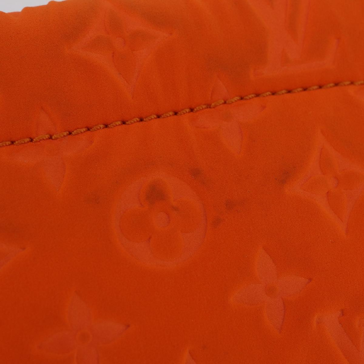 LOUIS VUITTON Cruise line Pochette Scuba Pouch Canvas Orange LV Auth 209298