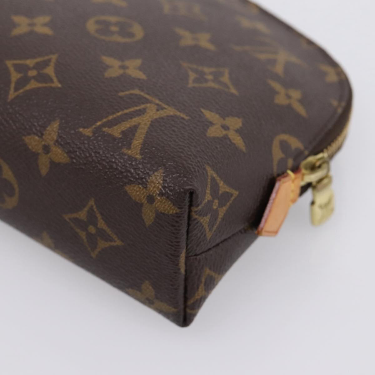 LOUIS VUITTON Monogram Pochette Cosmetic GM Cosmetic Pouch M47353 LV Auth 209302