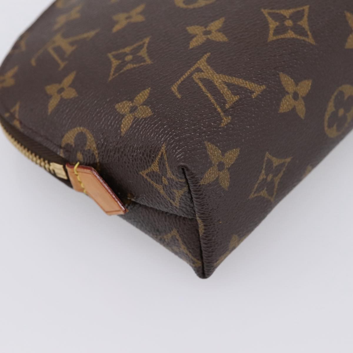 LOUIS VUITTON Monogram Pochette Cosmetic GM Cosmetic Pouch M47353 LV Auth 209302