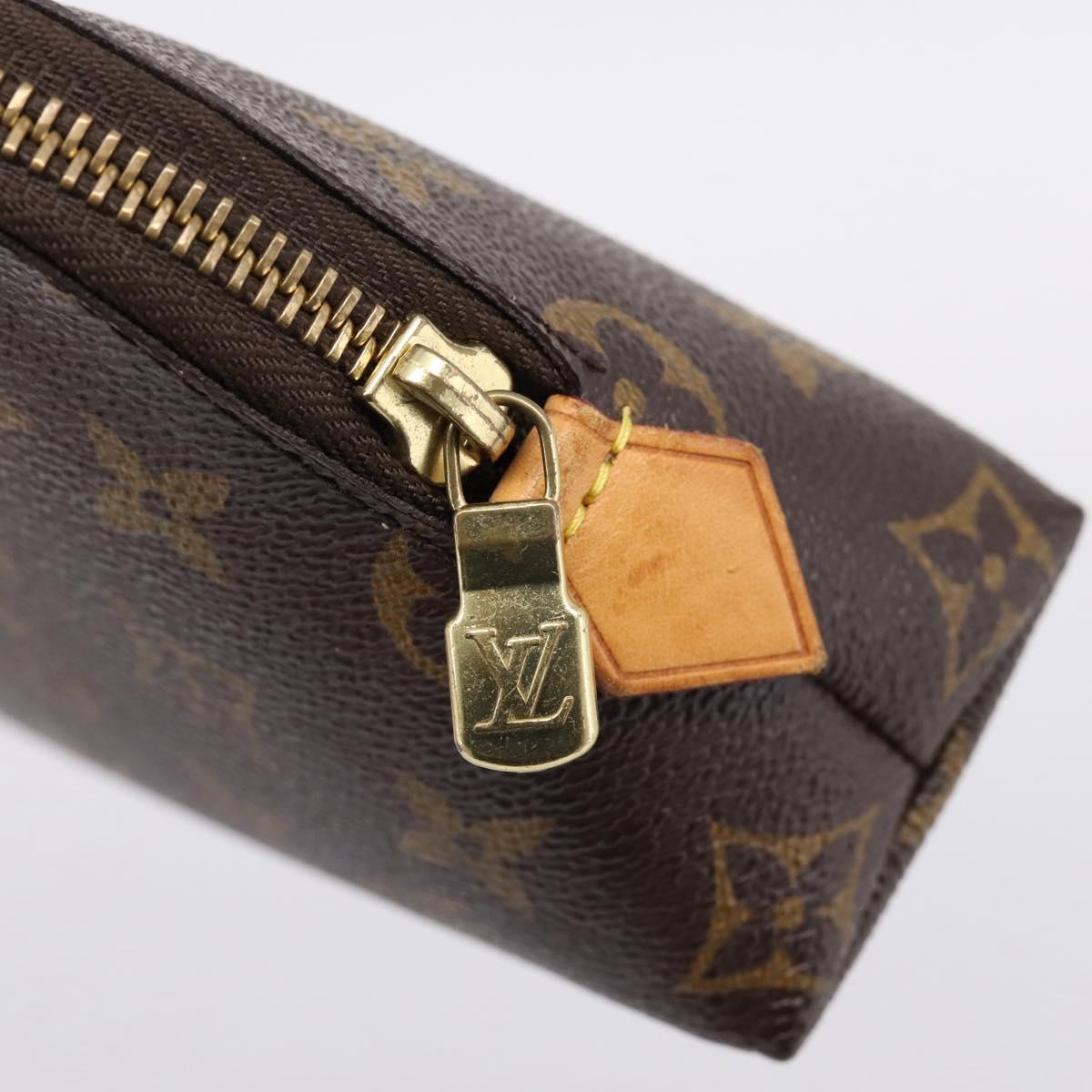 LOUIS VUITTON Monogram Pochette Cosmetic GM Cosmetic Pouch M47353 LV Auth 209302