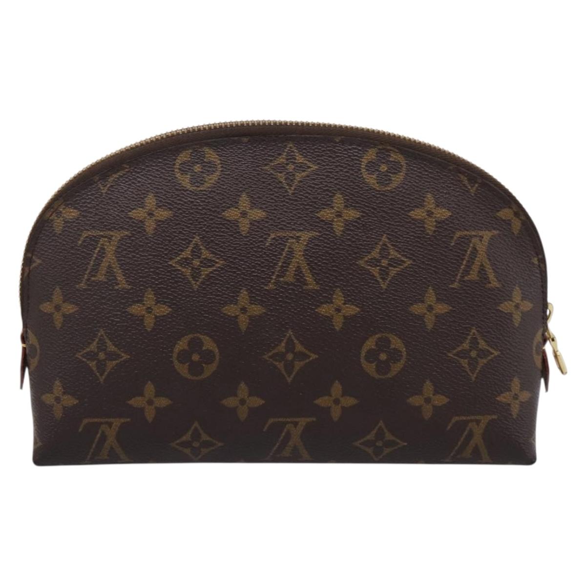 LOUIS VUITTON Monogram Pochette Cosmetic GM Cosmetic Pouch M47353 LV Auth 209302