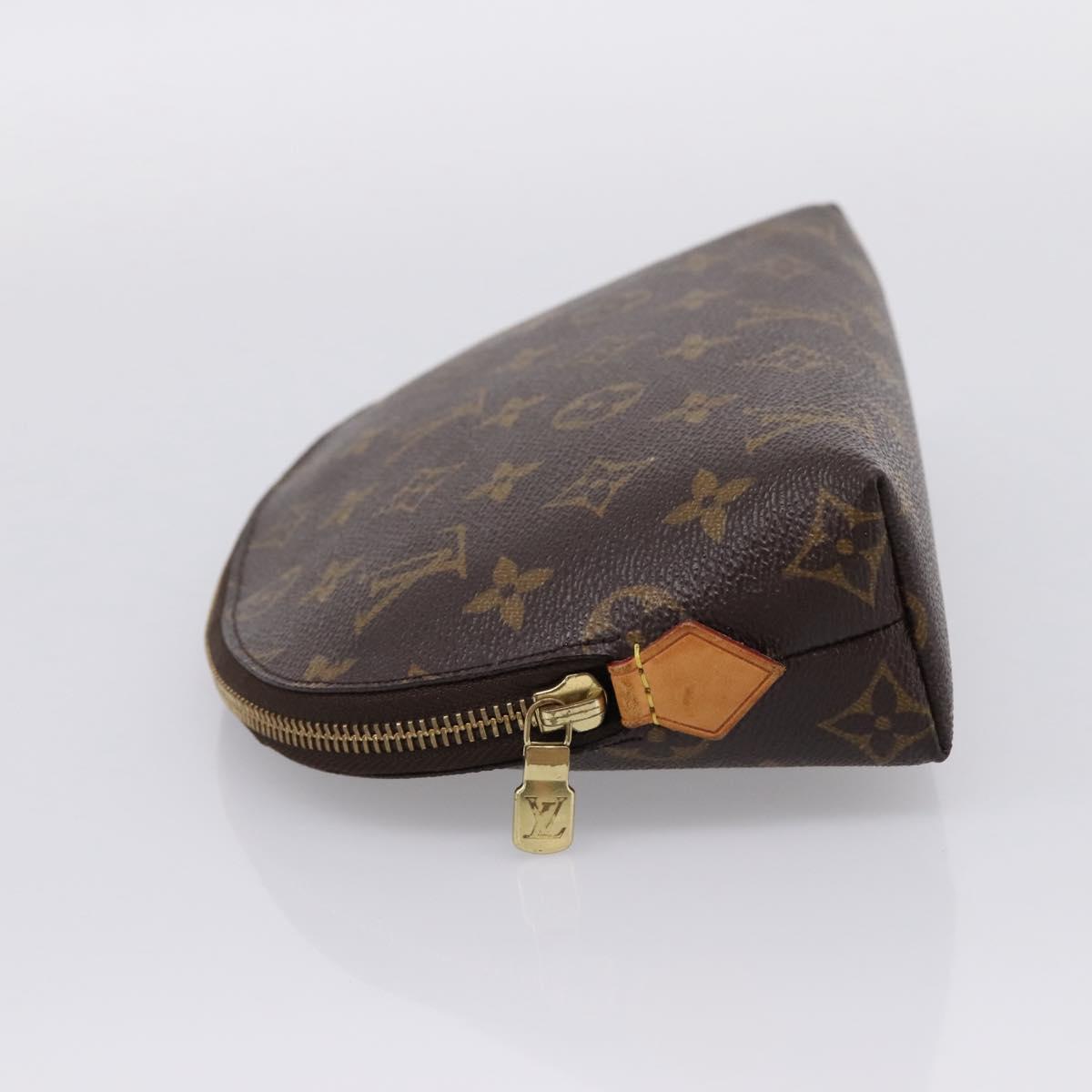 LOUIS VUITTON Monogram Pochette Cosmetic GM Cosmetic Pouch M47353 LV Auth 209302