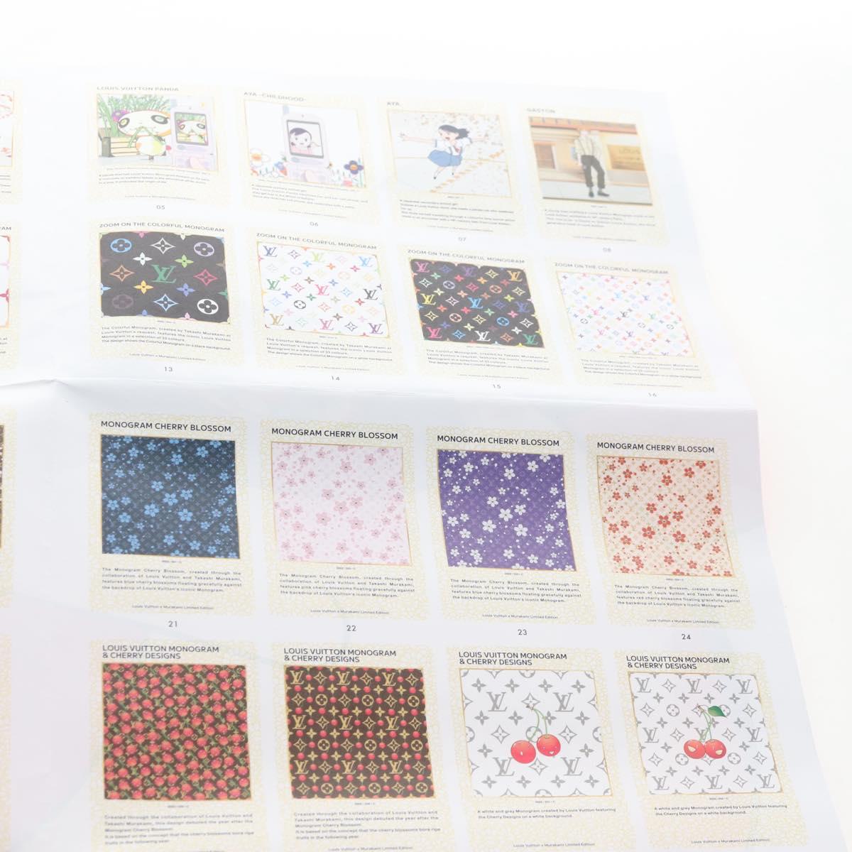 LOUIS VUITTON Trading Card Holder Paper Takashi Murakami Multicolor Auth 209312M