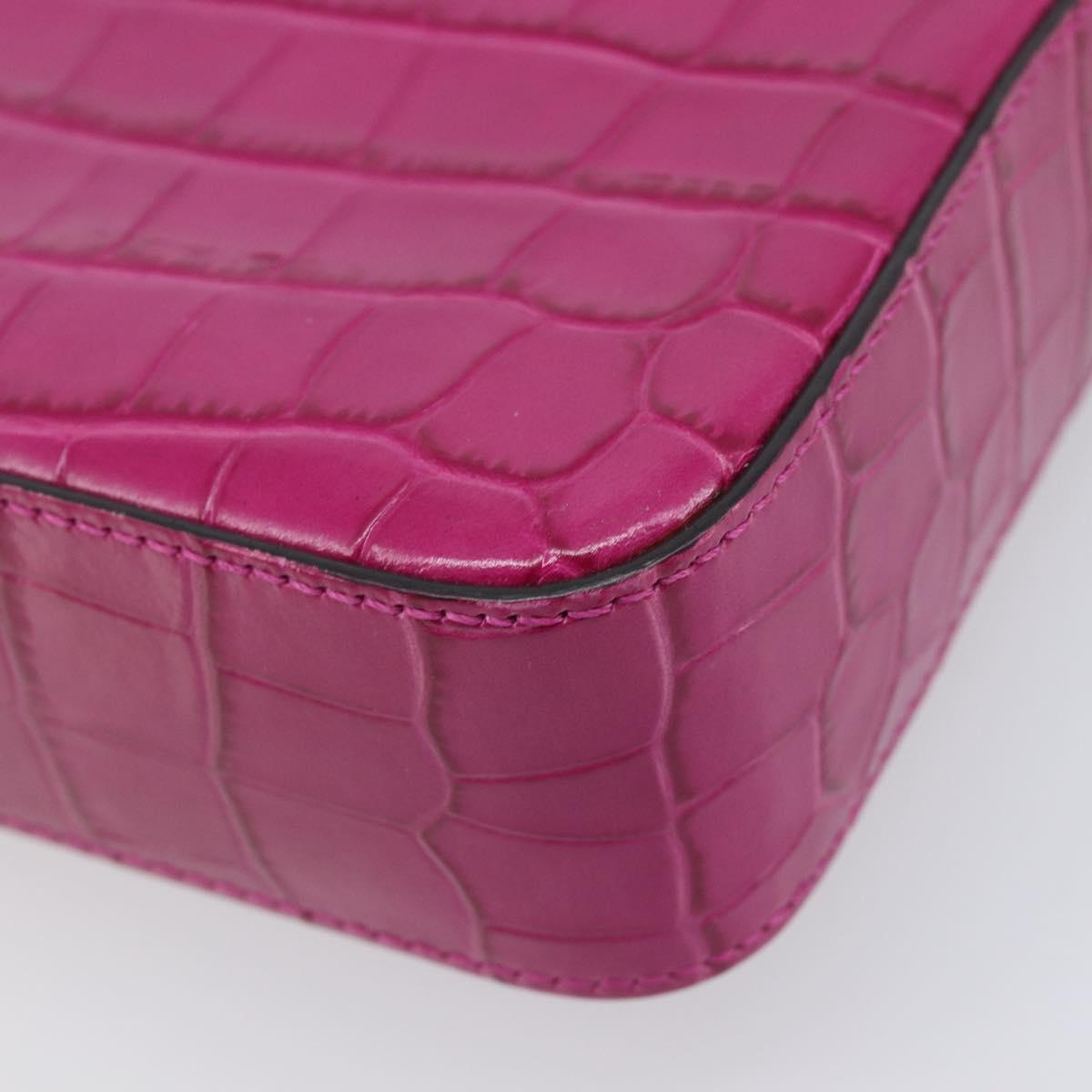 Chloe Hand Bag Leather 2way Pink Gold Auth 209325V